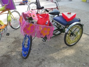 Decorated bike