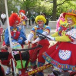 Clowns on a Conference Bike