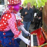 Clown on a Calliope Bike