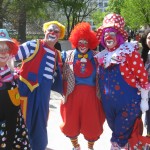 Clowns before the parade